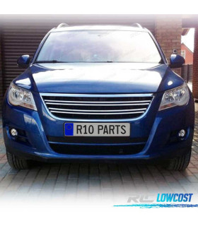 GRELHA FRONTAL VOLKSWAGEN VW TIGUAN 07-11 SEM SIMBOLO CROMADA