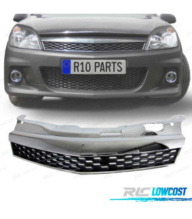 GRELHA OPEL ASTRA H GTC 04-07 CROMADA COM BORDAS PRETAS