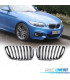 GRELHA FRONTAL BMW F22 F23 14- LOOK M PERFORMANCE PRETO CROMADO