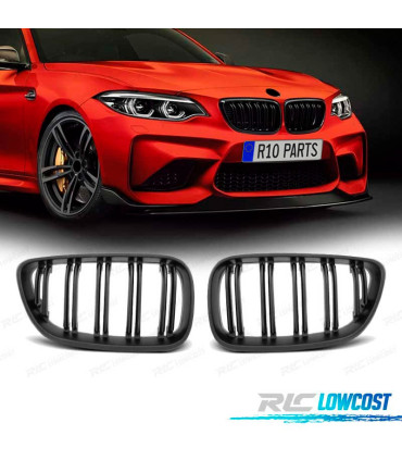 GRELHA FRONTAL BMW F22 F23 LOOK M2 PRETO FOSCO