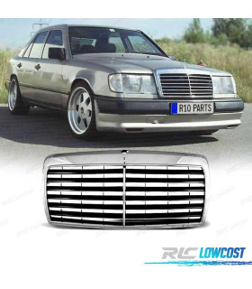 GRELHA FRONTAL MERCEDES W124 85-93 CROMADO