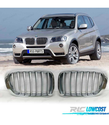 GRELHA FRONTAL BMW X3 F25 10-14 CROMADO LOOK M PERFORMANCE