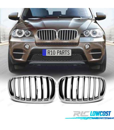 GRELHA FRONTAL BMW X5 E70 10-13 LOOK M PERFORMANCE CROMADO