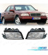 FARÓIS PARA MERCEDES CLASSE C W202 96-00 FUNDO CROMADO