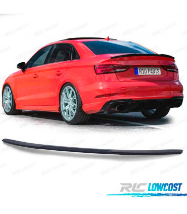 AILERON SPOILER TRASEIRO AUDI A3 8V SEDAN 12- LOOK S3