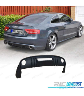 DIFUSOR TRASEIRO AUDI A5 COUPE CABRIO 07-11 LOOK RS5