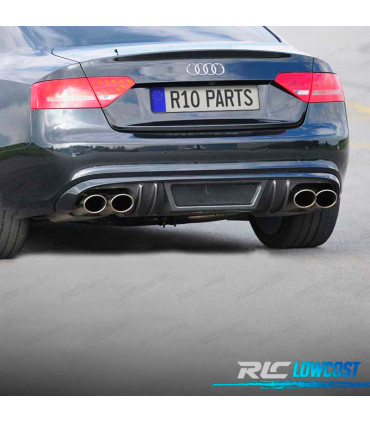 DIFUSOR AUDI A5 B8 B81 COUPÉ CABRIO 07-11 LOOK DTM RIEGER