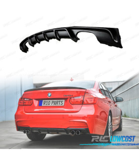 DIFUSOR BMW F30 F31 LOOK M PERFORMANCE SAIDA DUPLA