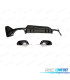 DIFUSOR BMW G20 G21 LCI 23-25 LOOK 340i PRETO BRILHANTE + PONTEIRAS DE ESCAPE
