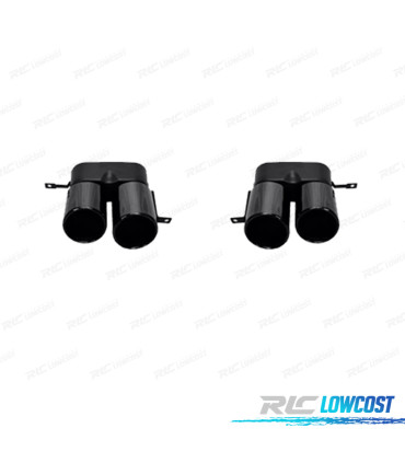 PONTEIRAS DE ESCAPE BMW G20 G21 LCI 23-25 PRETO BRILHANTE