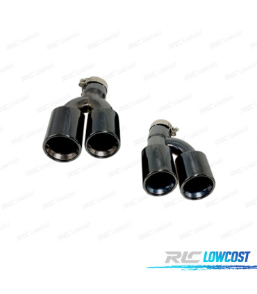 PONTEIRAS DE ESCAPE BMW G30 18-21 LOOK M5 CROMADO