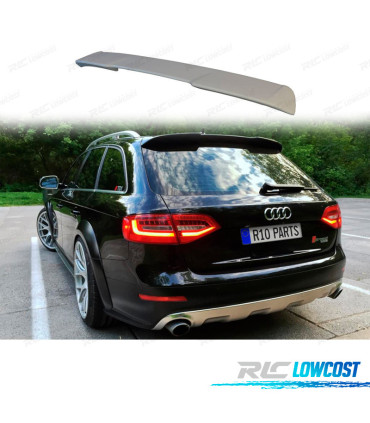 AILERON SPOILER AUDI A4 B8 AVANT 08-15 PRETO BRILHANTE