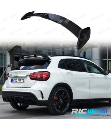 AILERON TETO MERCEDES GLA X156 LOOK AMG PRETO BRILHANTE