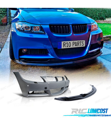 PÁRA-CHOQUES BMW E90 E91 05-08 LOOK M PDC SRA + SPOILER FRONTAL M PERFORMANCE