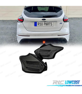 FAROLINS TRASEIROS PARA FORD FOCUS 3 HATCHBACK 14-17 LED DINÂMICO FUMADO