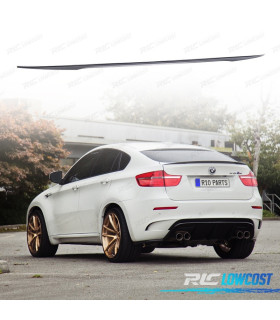 AILERON LIP SPOILER BMW X6 E71 08-14 LOOK M PERFORMANCE PRETO BRILHANTE