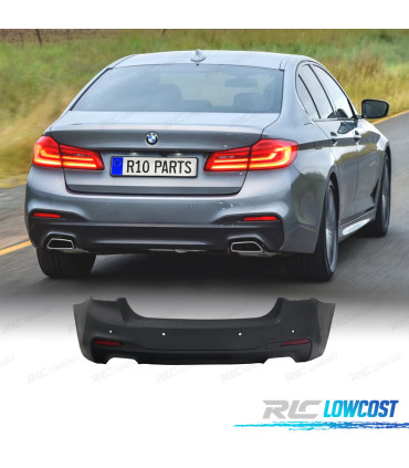 PARA-CHOQUES TRASEIRO BMW G30 17-19 LOOK M5 PDC 6