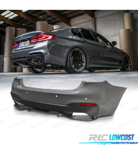 PARA-CHOQUES TRASEIRO BMW G30 17-19 LOOK M PERFORMANCE PDC 6