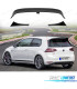 SPOILER AILERON VOLKSWAGEN VW GOLF 7 7.5 GTI R 12-20 LOOK CLUBSPORT PRETO BRILHANTE