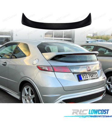 AILERON SPOILER TRASEIRO HONDA CIVIC 8 HATCHBACK 08-12 LOOK R