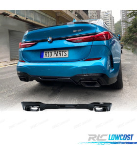 DIFUSOR BMW F44 21-23 + PONTEIRAS ESCAPE PRETO BRILHANTE