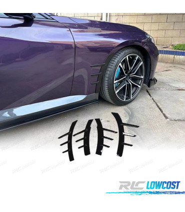 EXTENSÕES PARA-LAMAS BMW G42 22-24 LOOK M PERFORMANCE PRETO BRILHANTE