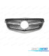 GRELHA FRONTAL MERCEDES CLASE E W212 09-13 LOOK AMG DIAMANT CROMADO PRETO