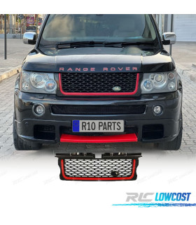 GRELHA FRONTAL AUTOBIOGRAPHY RED EDITION RANGE ROVER SPORT 05-09