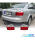FAROLINS TRASEIROS LED AUDI A4 B6 00-04 VERMELHO BRANCO