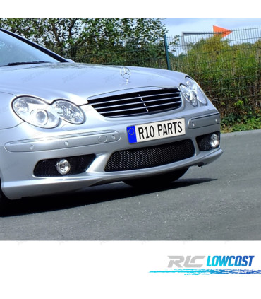 GRELHA CENTRAL INFERIOR MERCEDES CLASSE C W203 04-07 LOOK AMG