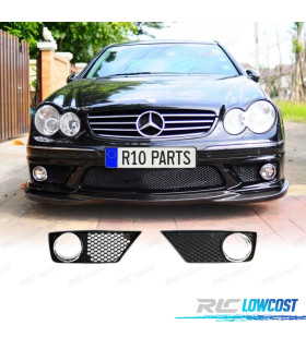 GRELHAS FARÓIS NEVOEIRO MERCEDES CLASSE CLK W209 04-06 LOOK AMG