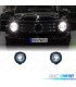 FARÓIS MERCEDES CLASSE G W463 89-18 LOOK AMG G55 FUNDO PRETO