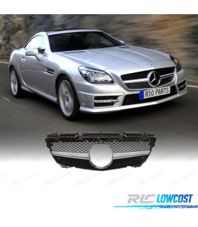 GRELHA MERCEDES SLK R172 11-14 LOOK AMG CROMADO PRETO