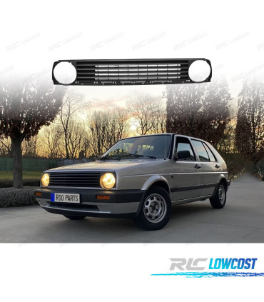 GRELHA FRONTAL VOLKSWAGEN VW GOLF 2 83-91 PRETO