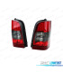 FAROLINS TRASEIROS LED MERCEDES VITO W638 95-03 VERMELHO ESCURECIDO