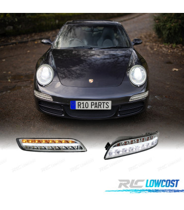 KIT CONJUNTO LUZ DIURNA + PISCA PORSCHE CARRERA 997