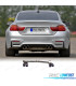 CONJUNTO PONTEIRAS DE ESCAPE DUPLA BMW F32 13-18 LOOK M4