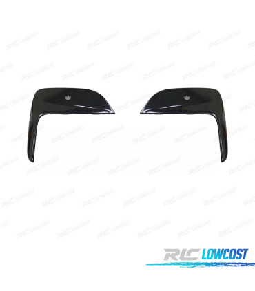 FRISOS PARA-CHOQUES FRONTAL BMW G20 19-22 LOOK M PRETO BRILHANTE