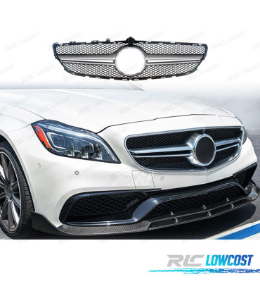 GRELHA FRONTAL MERCEDES CLS C218 W218 X218 14-18 LOOK AMG CROMADO