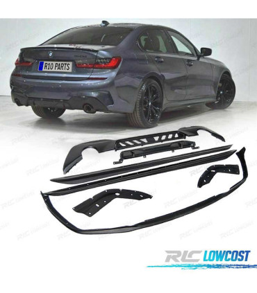 KIT CARROÇARIA BMW G20 19-22 LOOK M PERFORMANCE PRETO MATE