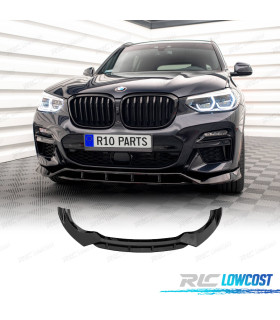 SPOILER LIP BMW X3 G01 18-20 LOOK M PRETO BRILHANTE
