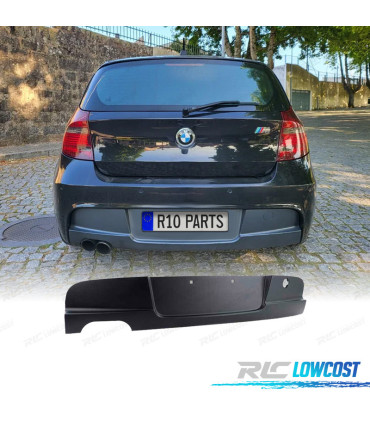 DIFUSOR BMW E87 04-07 LOOK M SAÍDA DUPLA ESQUERDA