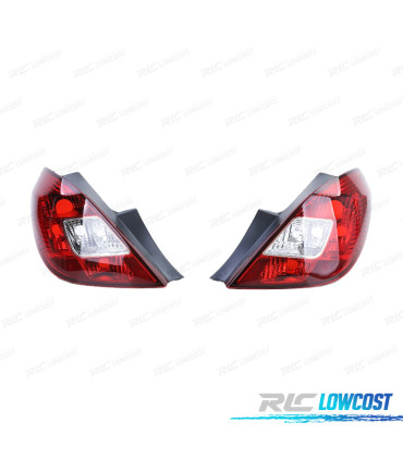 FAROLINS OPEL CORSA D 06- VERMELHO BRANCO