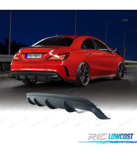 DIFUSOR TRASEIRO MERCEDES CLA C11716-19 LOOK AMG A45 PRETO MAT