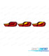FAROLINS FULL LED BMW F32 F33 F36 LIGHT BAR OLED FUNDO VERMELHO 13-18