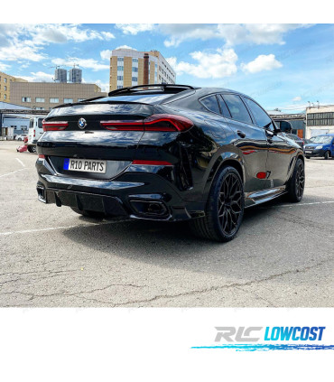 KIT CARROÇARIA BMW X6 G06 20-21 LOOK BLACK KNIGHT PRETO BRILHANTE
