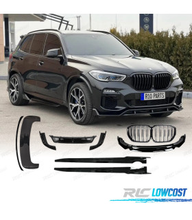 KIT CARROÇARIA BMW X5 G05 18-22 LOOK BLACK KNIGHT PRETO BRILHANTE