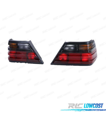FAROLINS MERCEDES W124 85-93 VERMELHO PRETO