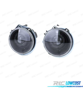 FARÓIS MERCEDES CLASSE G W463 92-06 LOOK AMG G65 FUNDO PRETO