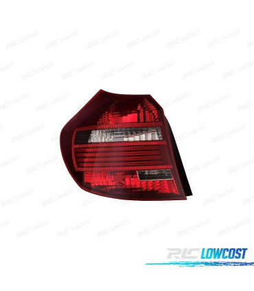 FAROLIM ESQ BMW E87 5D 03-12 E81 3D 06-12 LED BRANCO VERMELHO